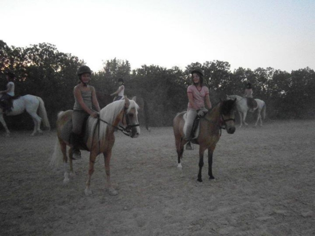 Aprendiendo a montar a caballo